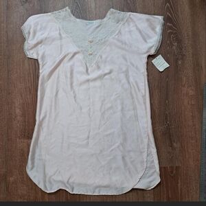 Nwt Vintage Pink Satin Nightgown